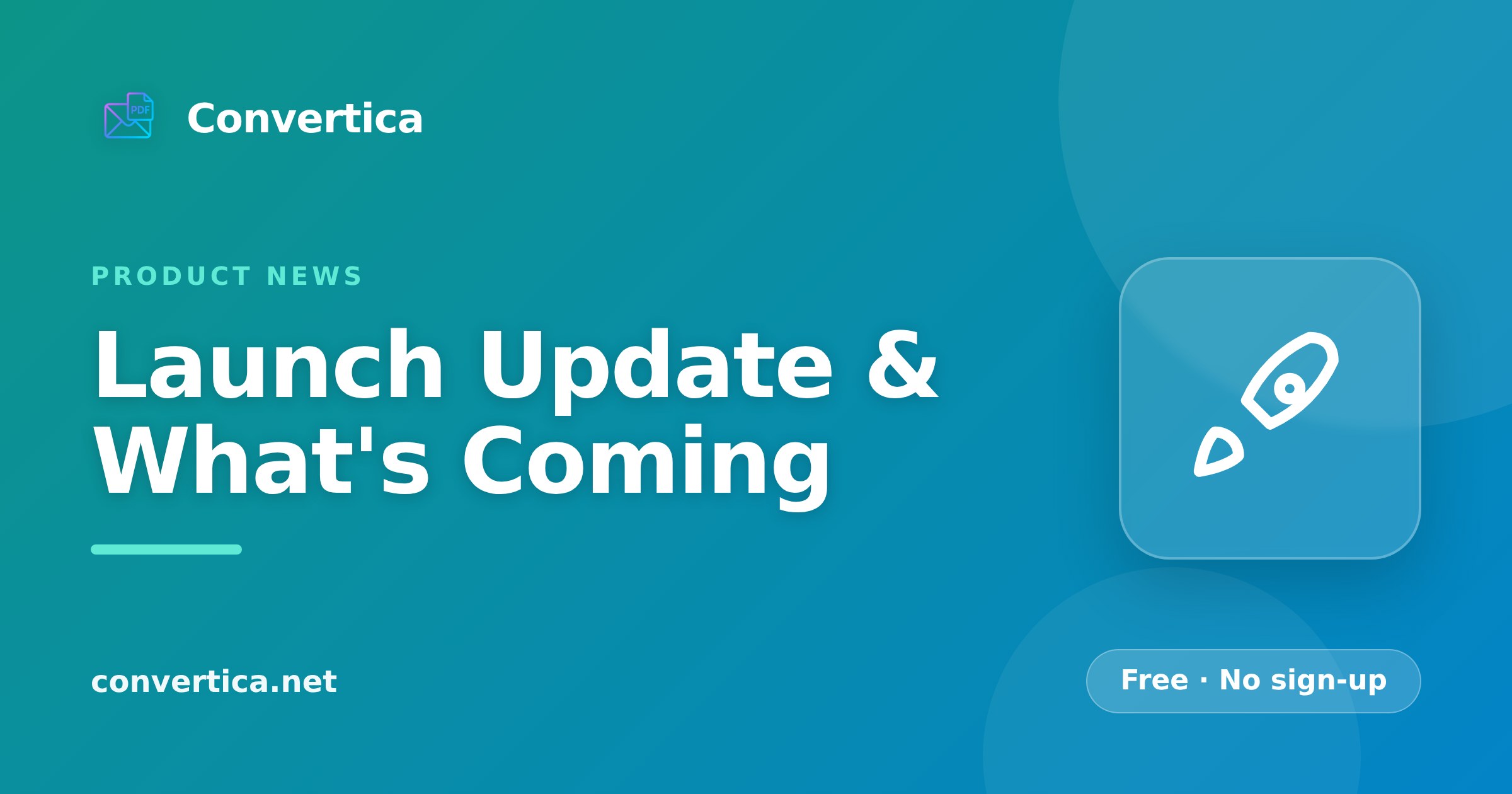 Lanzamiento de Convertica: fase de pruebas y lo que viene