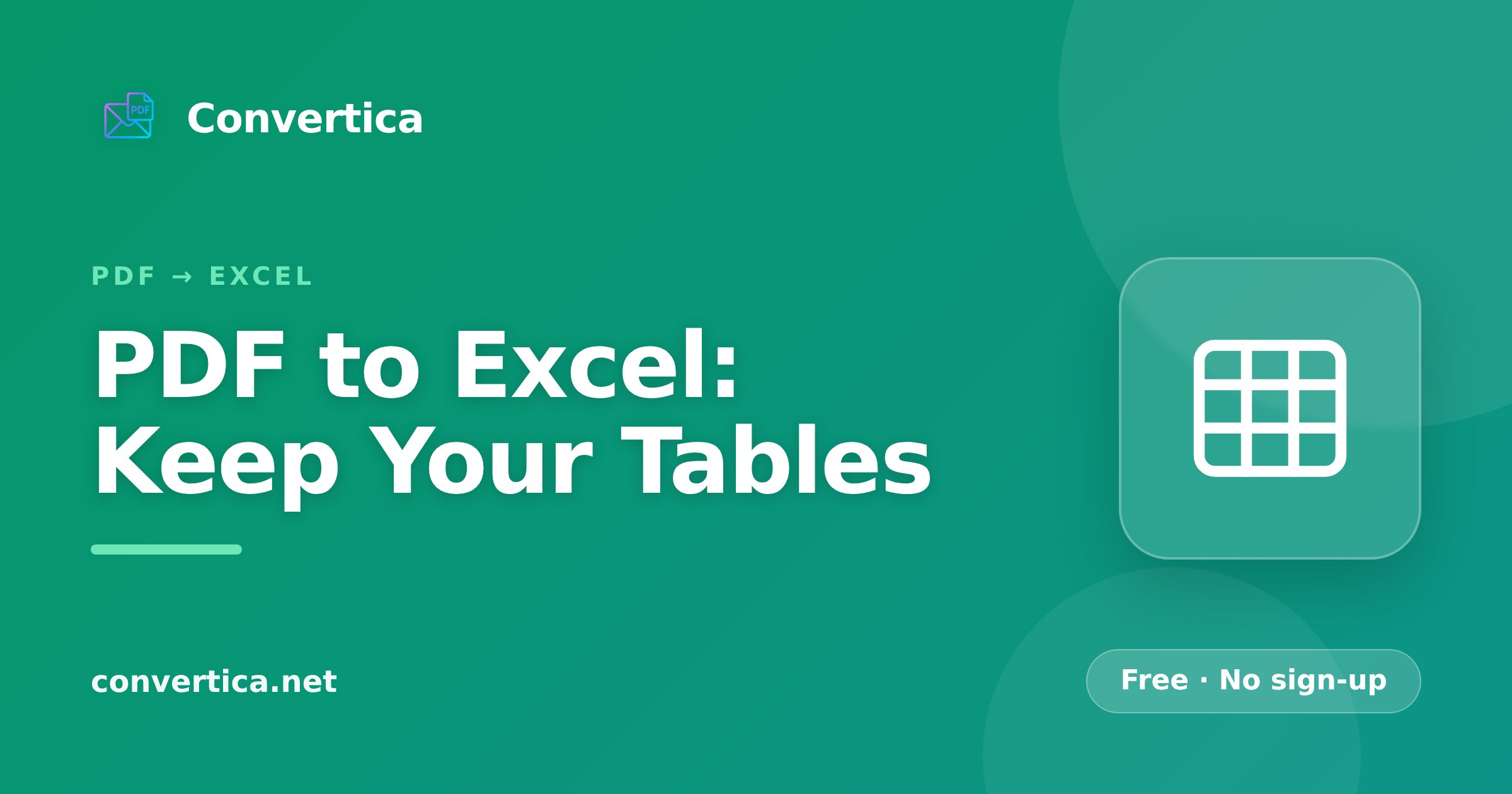 How to Convert a PDF to Excel and Get Your Tables Back