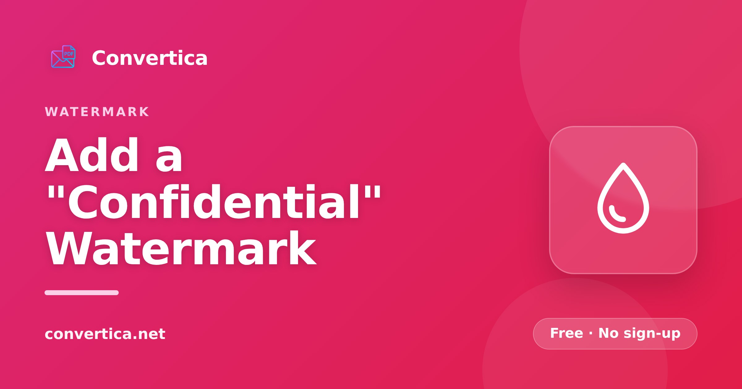 Sharing से पहले PDF में 'CONFIDENTIAL' या 'DRAFT' Watermark कैसे Add करें