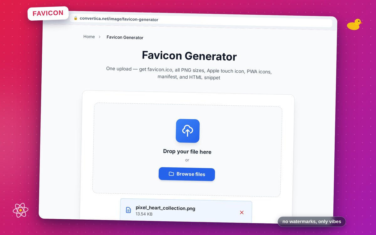 Favicon Generator — interface screenshot