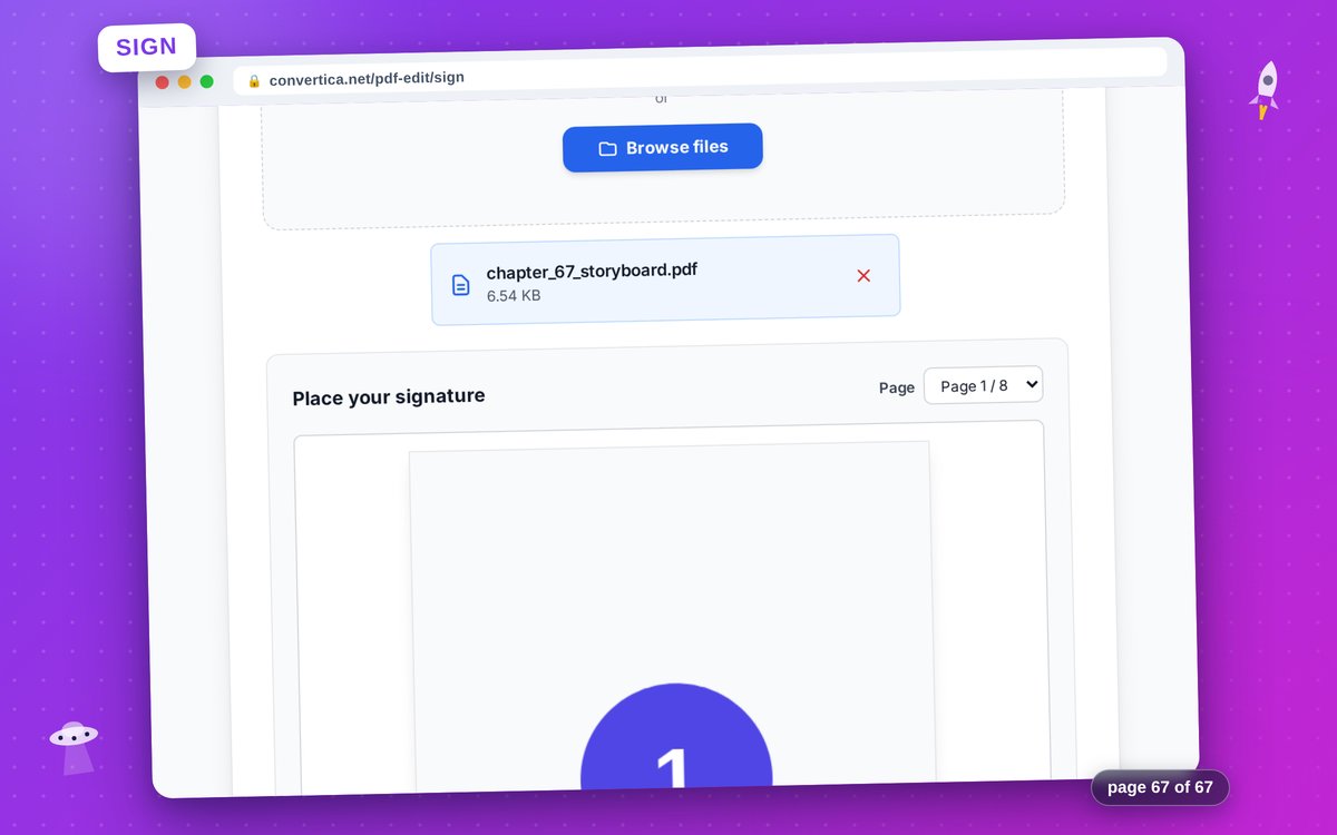 Sign PDF — interface screenshot