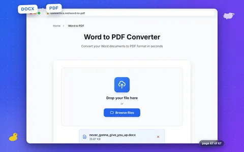 Word a PDF